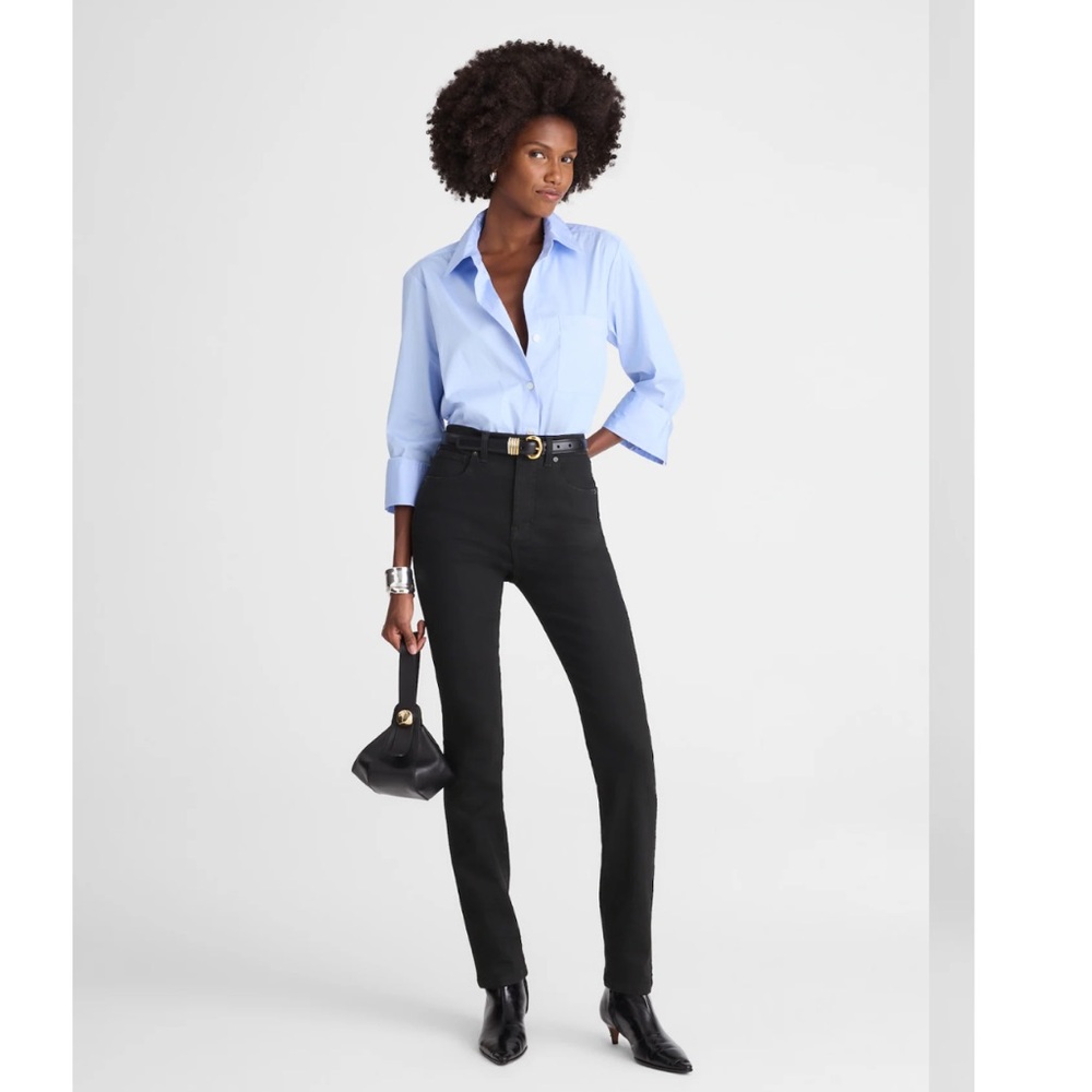 Madewell Black Skinny Jeans, Curvy 28